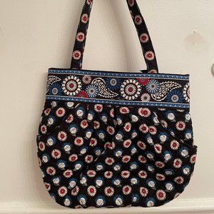 Vera Bradley Little Betsy Night Owl Shoulder Double Strap Handbag Purse